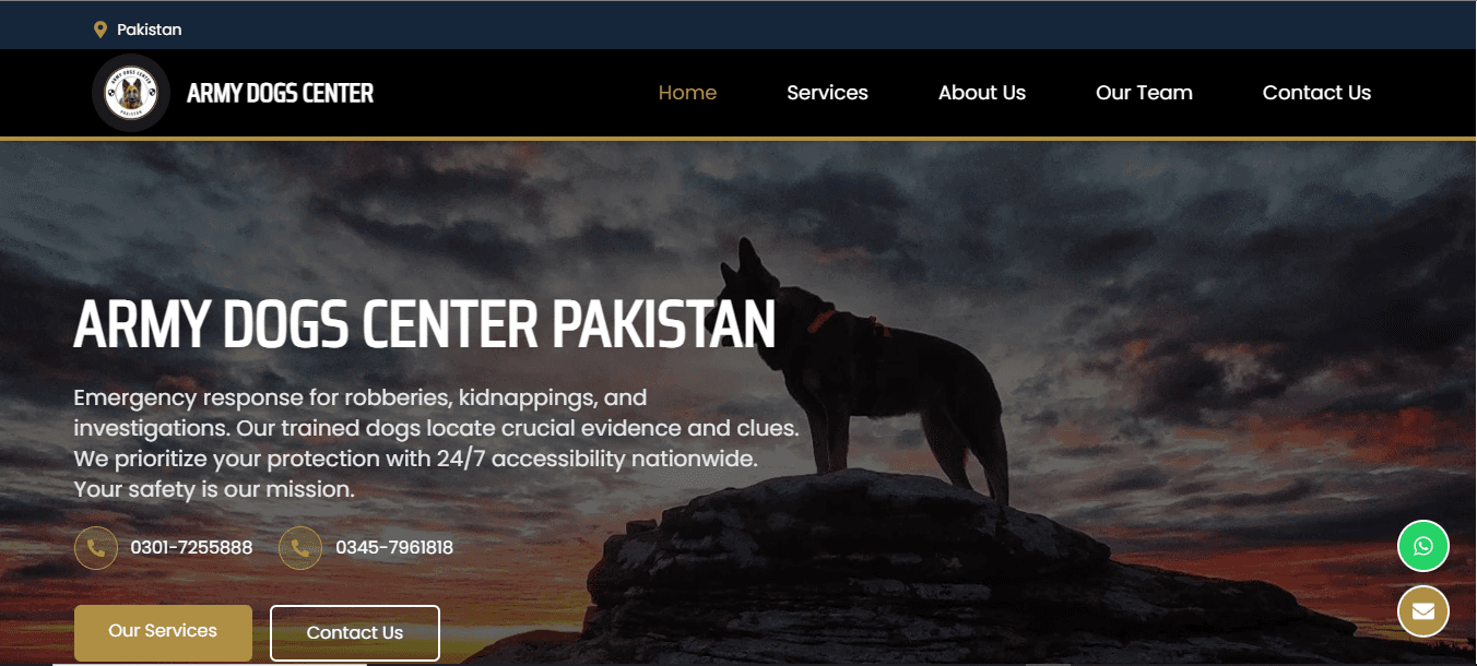 Army Dog Centre Pakistan 🐕‍🦺